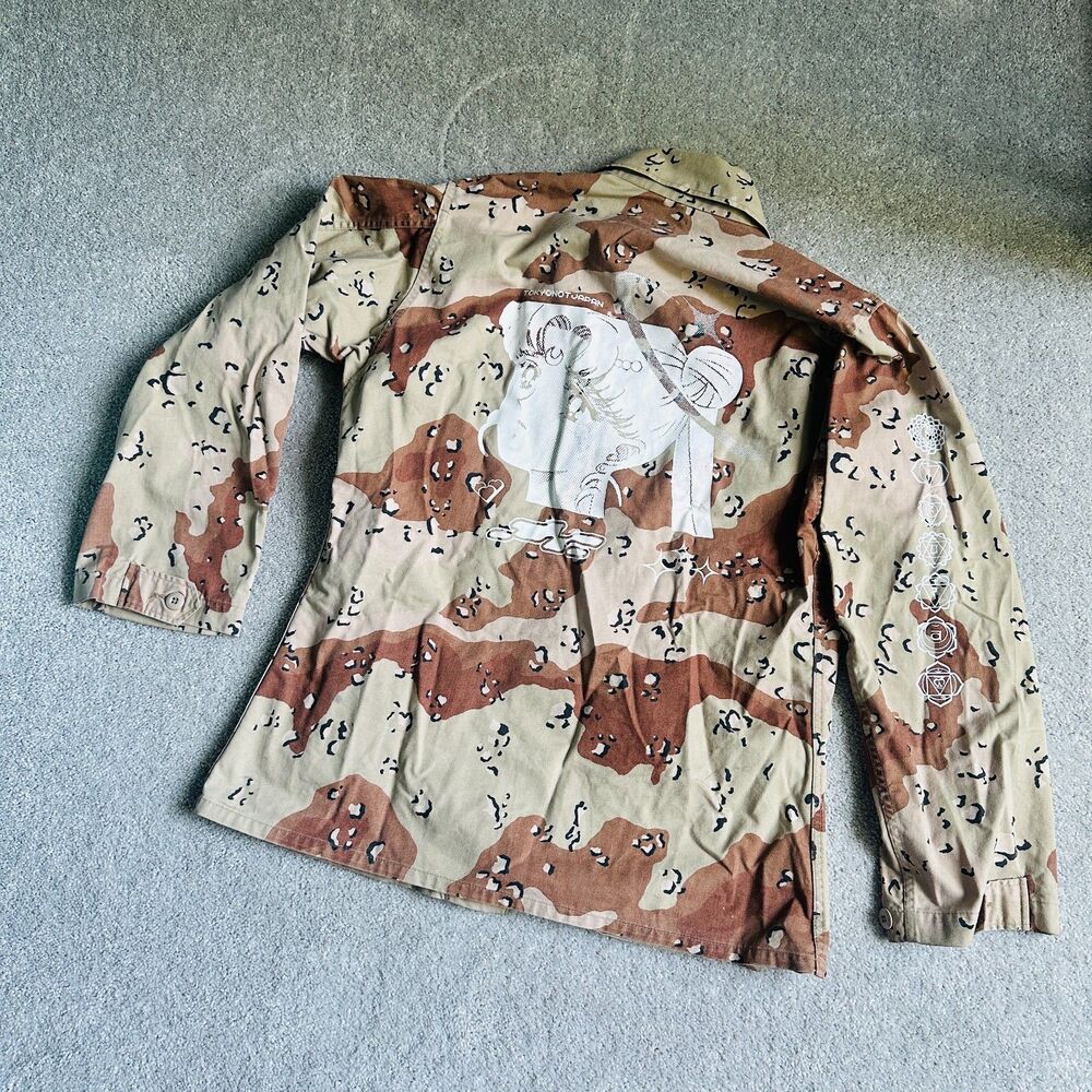 TokyoNotJapan VINTAGE ARMY DESERT CAMOUFLAGE PATTERN COMBAT JACKET